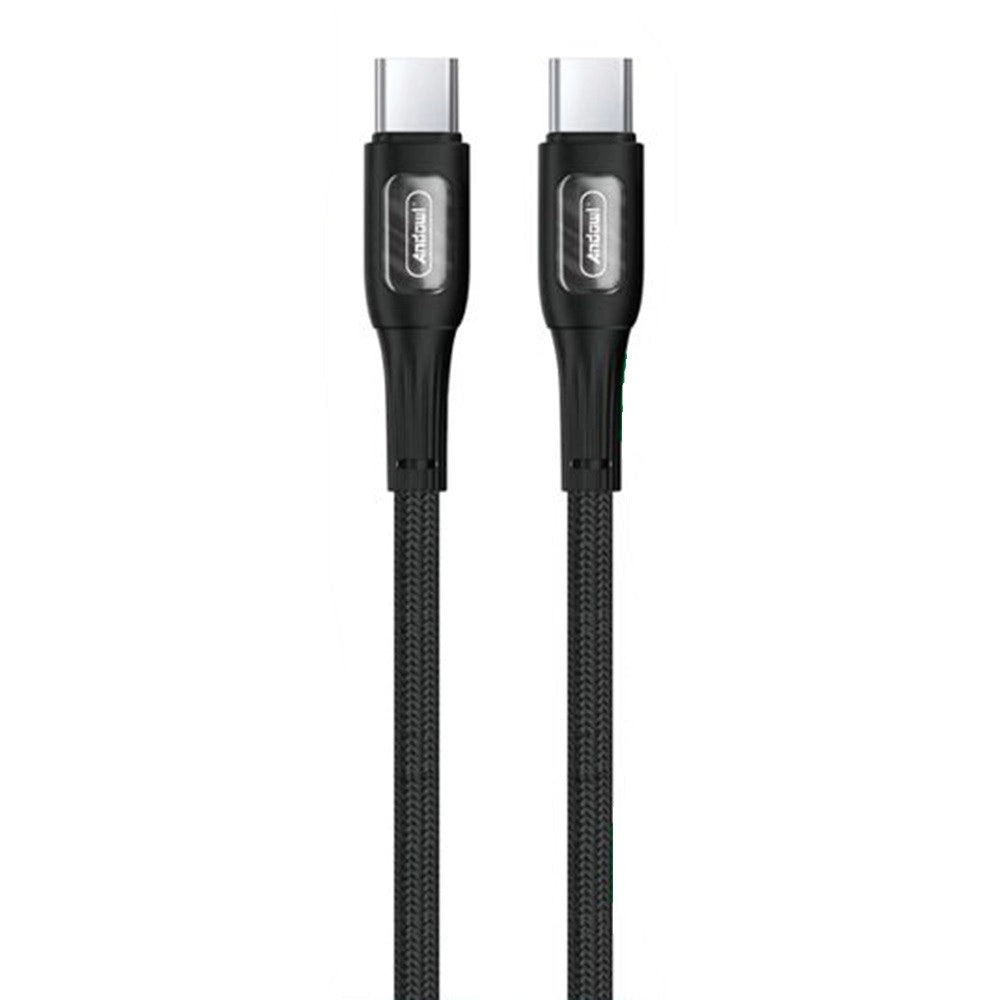 Trade Shop - Cavo Dati Usb 2.0 Da Type-c A Type-c 3a 1 Mt Trasmissione Ad Alta Velocità Q-sj338 -