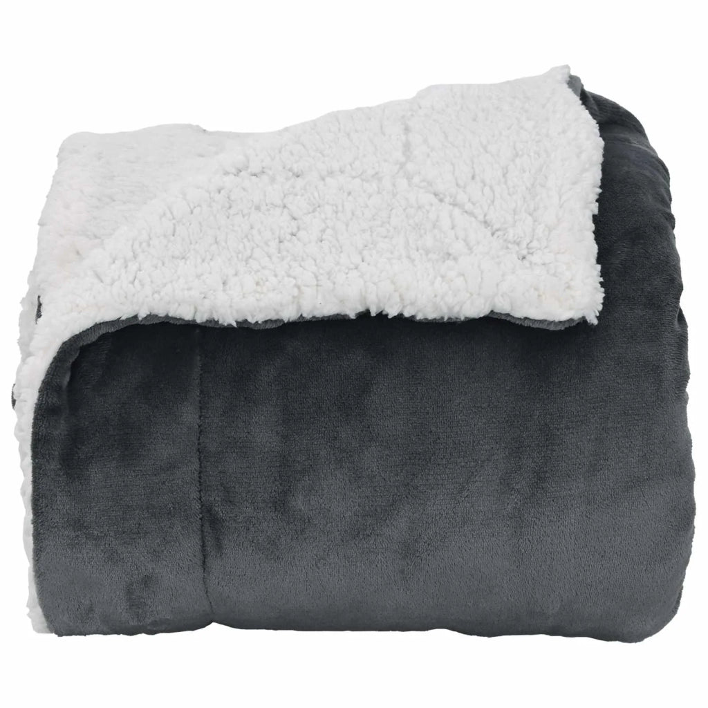 Coperta Grigio scuro 240 x 270 cm Panno