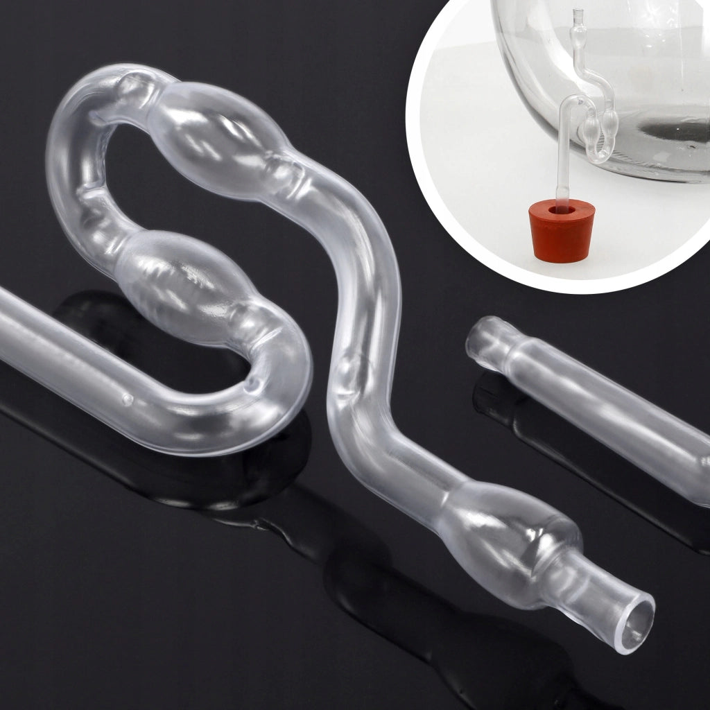 Tubo di fermentazione per vino damigiana KADAX in plastica.