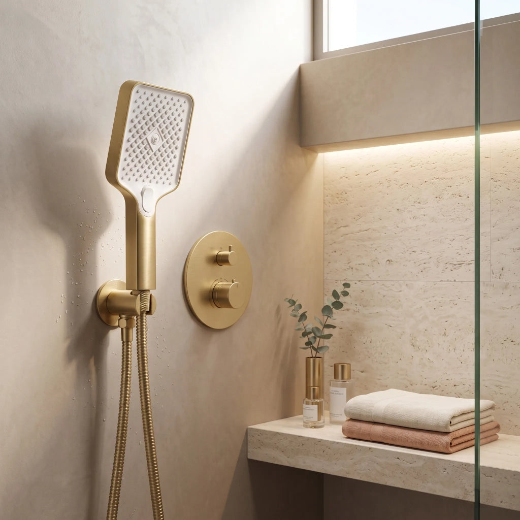 Doccia A Mano Rea Js-031 Brush Gold