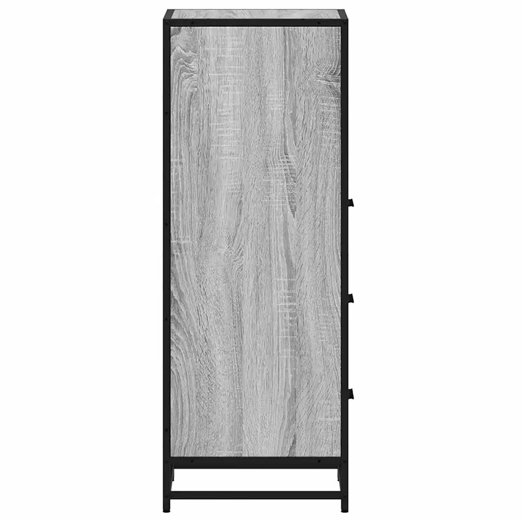 Armadietto Bagno | Armadio da bagno Grigio Sonoma 35x37,5x100 cm Legno Multistrato
