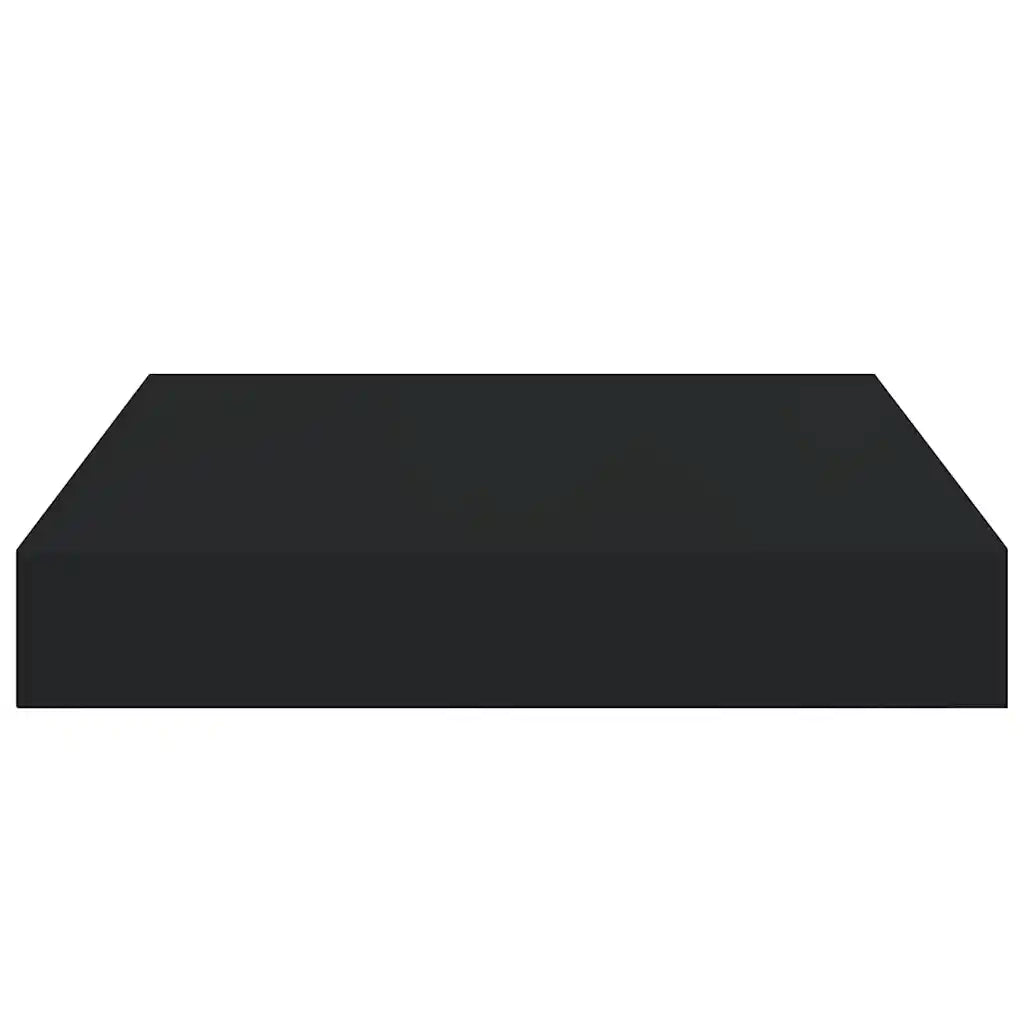 Scaffale a Parete Nero 23x23,5x3,8 cm in MDF cod mxl 33156