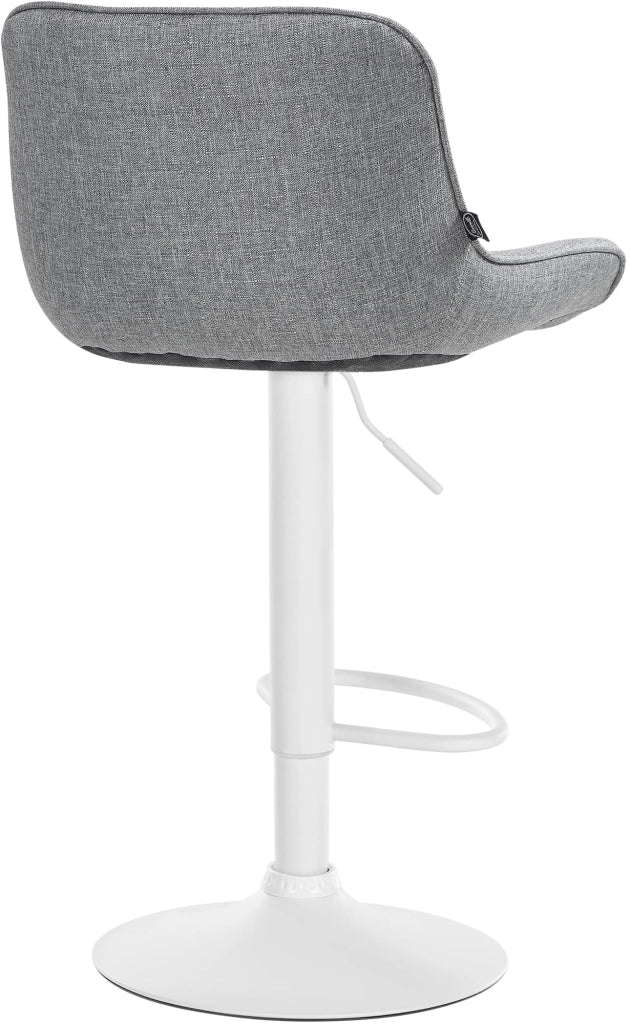 Barhocker Vonore Stoff weiЯ