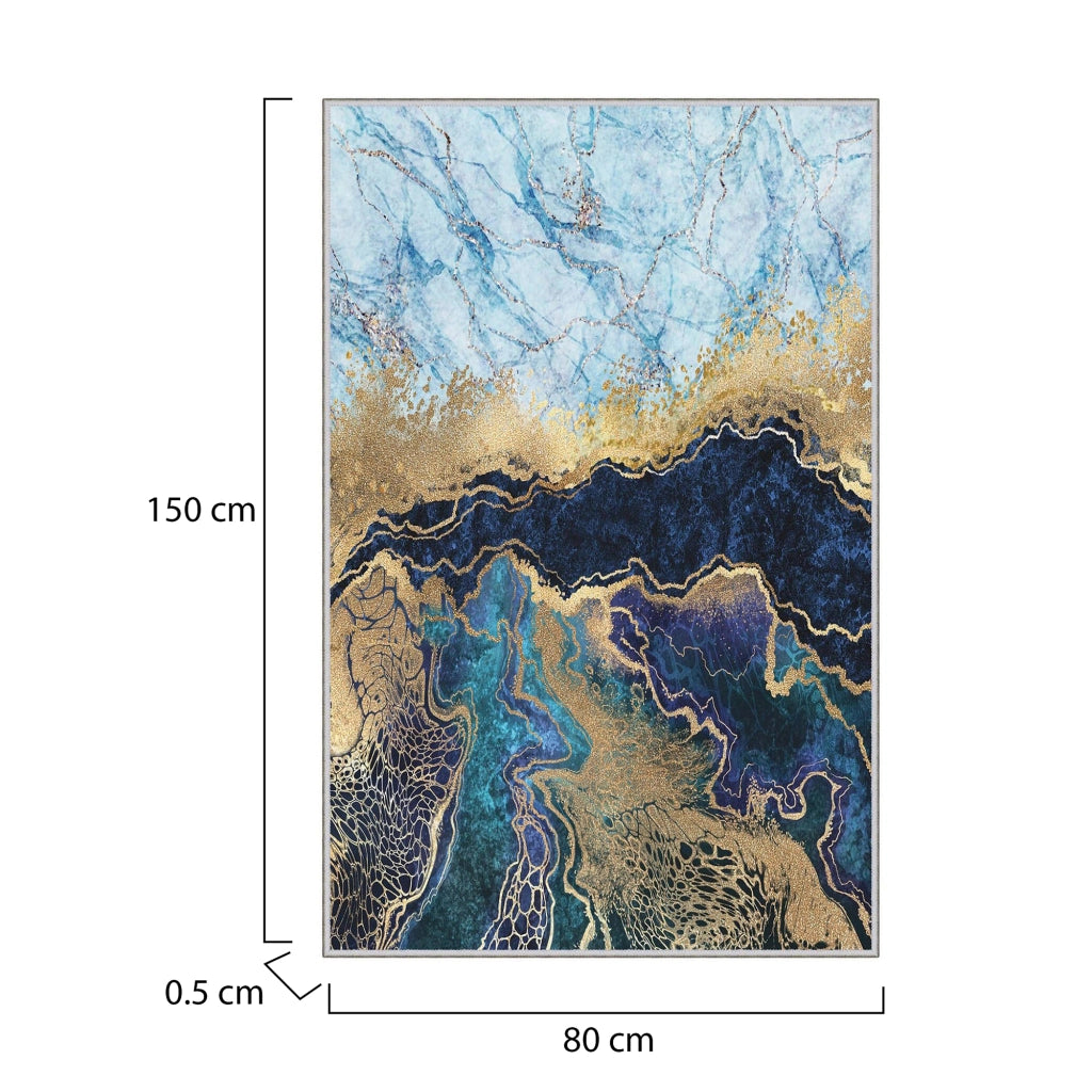 Pataskala, Tappeto Materiale Struttura in Tessuto, 150x80 cm Multicolore