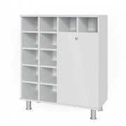 Armadietto da bagno con portabiancheria Fynn Bianco 78.4 x 91.6 cm Vicco