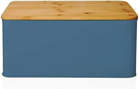 Contenitore per pane - Scatola di conservazione per pane - Scatola di stoccaggio per pane - Blu
