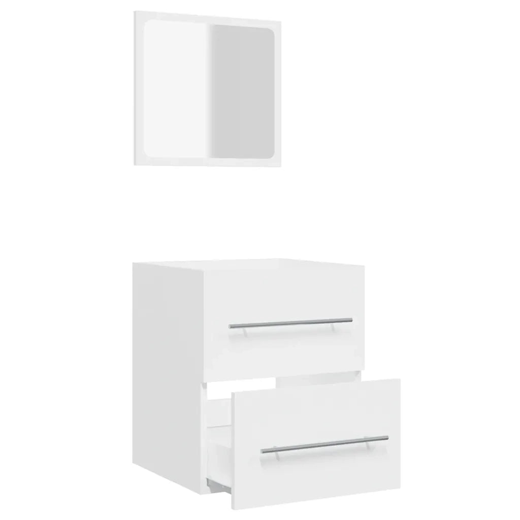 Mobile da Bagno con Specchio Bianco 41x38,5x48 cm  cod mxl 18039