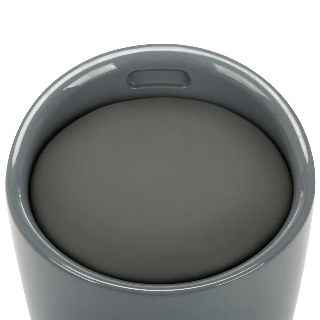 Sgabello con Contenitore Grigio in Similpelle 249799