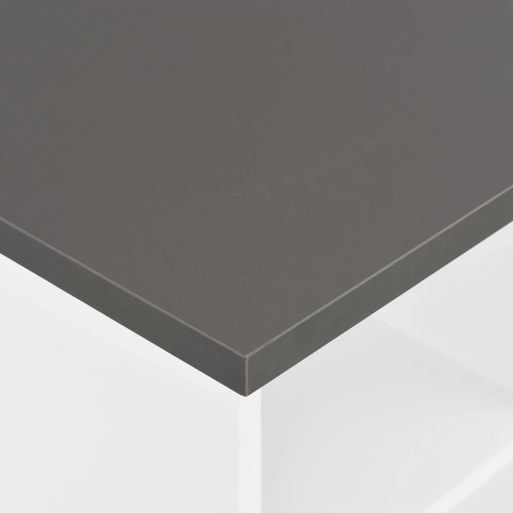 Tavolo da Bar Bianco e Grigio Antracite 60x60x110 cm 280210