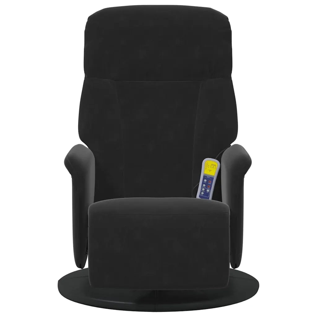 Divano Sedia-Poltrona Massaggiante Nero 91 x 71 x 105 cm Velluto