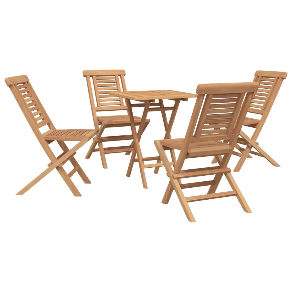 Set da Giardino 3 pz Marrone Legno Teak Massello 3437386