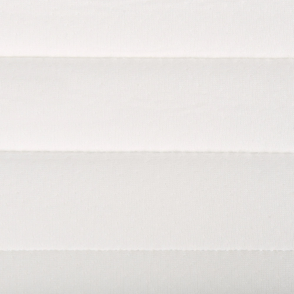 Materasso in schiuma bianco 90 x 200 cm Tessuto poliestere sfoderabile con cerniera EU Misura singola Medium Firm H2