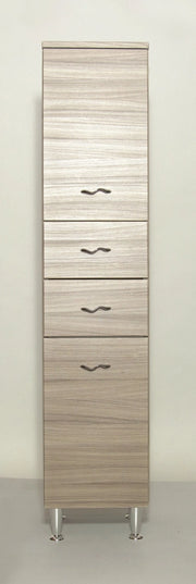 KIT COLONNA BAGNO FRANCESCA 2 ANTE + 2 CASSETTI Cm 33X33X160H FINITURA OLMO