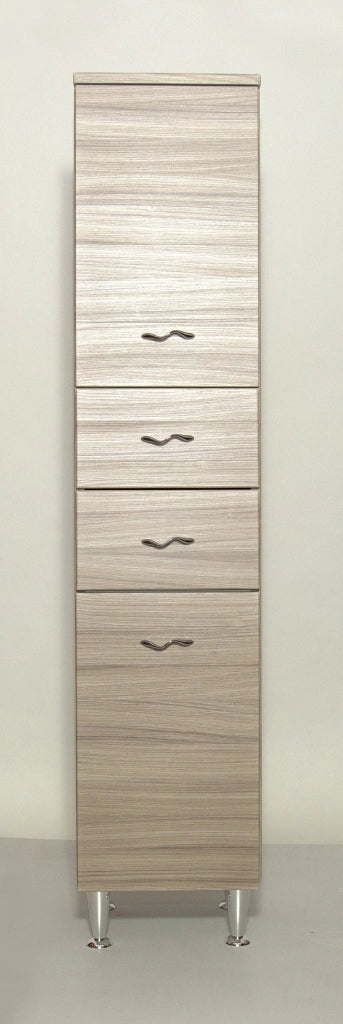KIT COLONNA BAGNO FRANCESCA 2 ANTE + 2 CASSETTI Cm 33X33X160H FINITURA OLMO