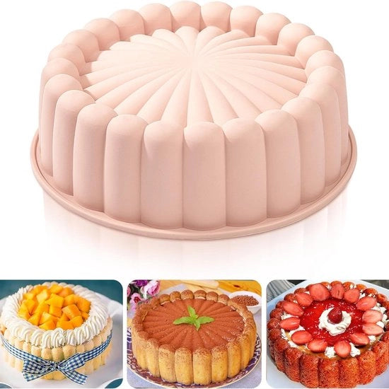 Muffiniera in forma di Girasole in Silicone per Tortine e Dolci Creativi