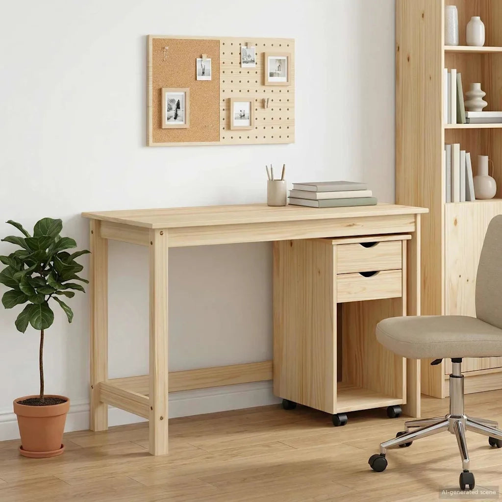 Set di Scrivania e Armadietto 2 pz Marrone 3438779