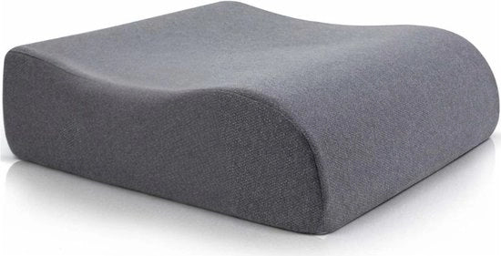 Sedile Elevatore per Auto - Sedia Elevatrice per Bambini e Adulti - Sedile Elevatori per Auto - Cuscino di Memoria per Sedili Elevabili - Sedile Booster per Auto - Comfort Ergonomico - 6-12 Anni - Grigio