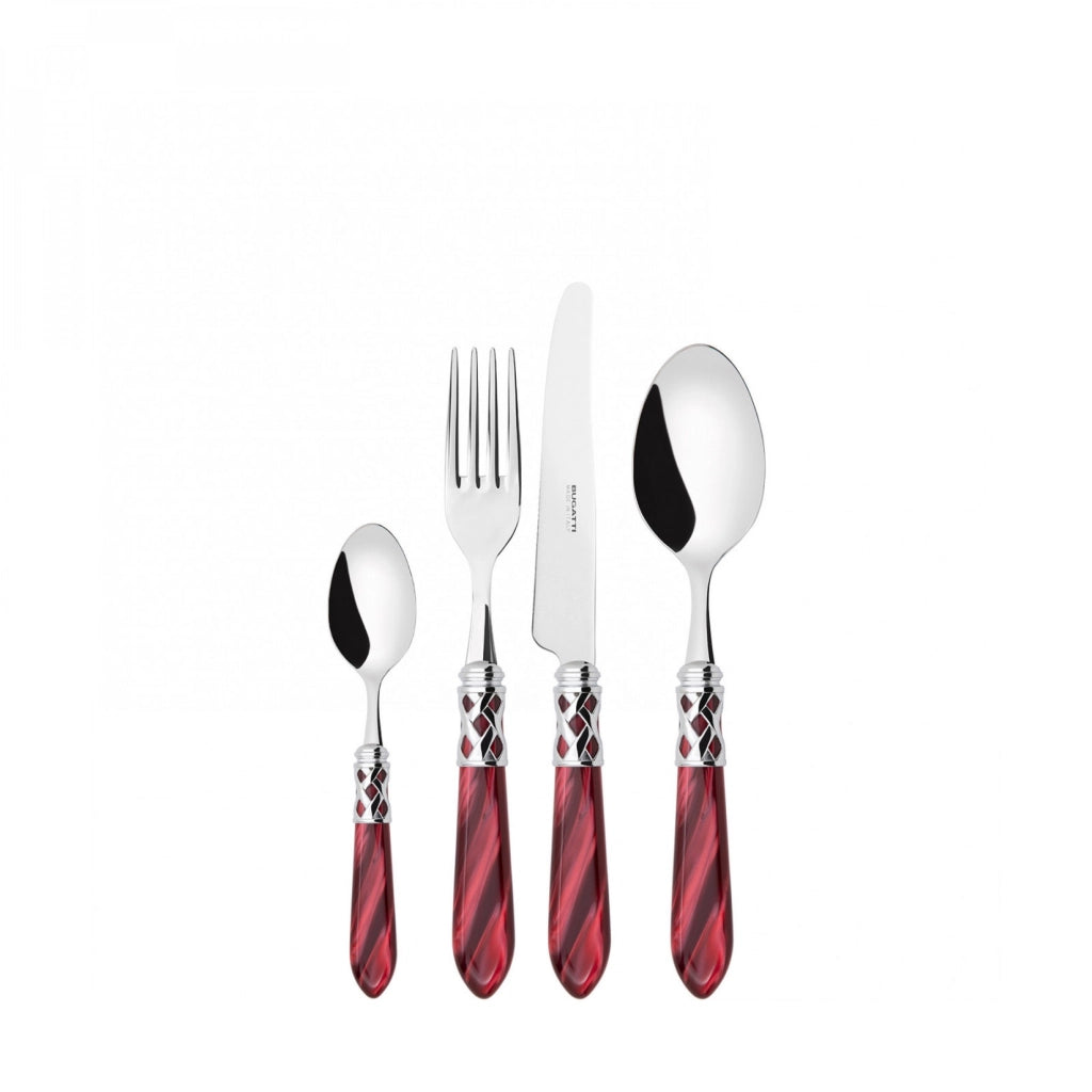 ALADDIN Ghiera Cromata, Posate Set 24 Pz, Scatola Compact, Casa
