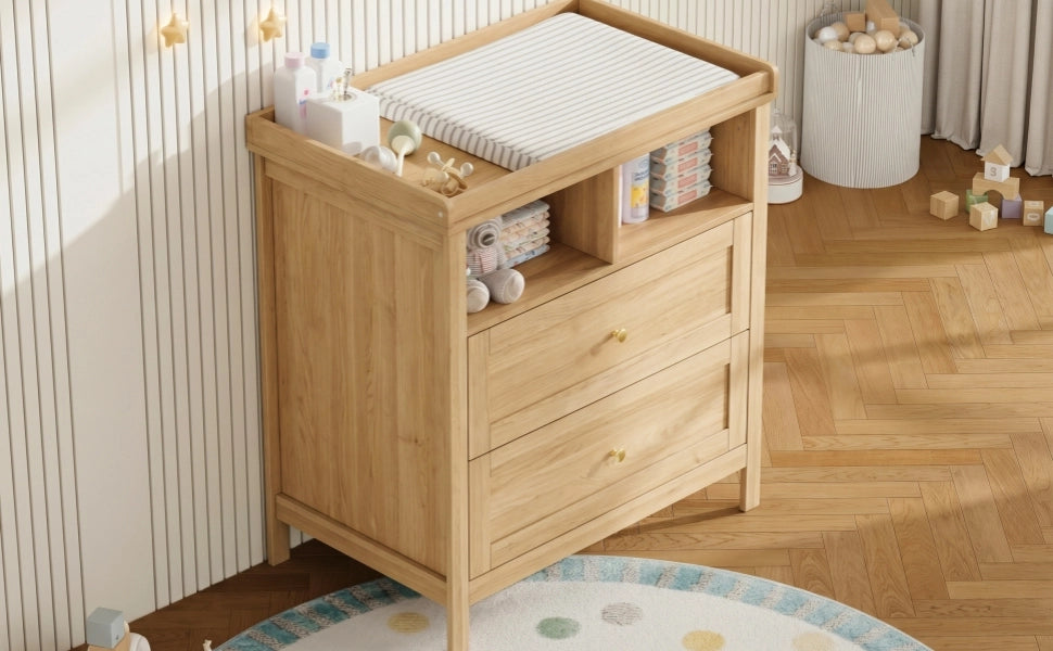 CASSETTIERA FASCIATOIO con piano removibile 82x50x90 cm MDF naturale