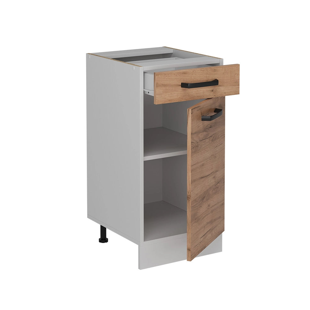 Vicco Mobiletto base per cucina Quercia dorata 40 cm PL Marmo
