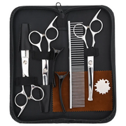Set Forbici da Toelettatura Cani 7 pz in Acciaio Inossidabile 4101330