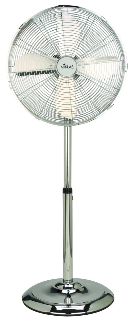 VENTILATORE NIKLAS NEWAGE CRHOME A PIANTANA 50W