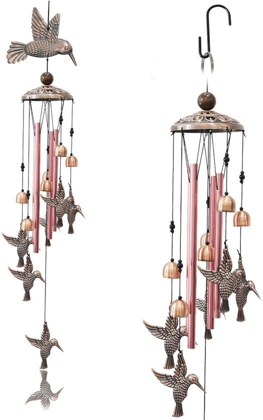 Decorazione per balconi - Heksenklokken - Spettacolo di vento - Esperienza armoniosa con melodia - Decorazione esterna per finestre - Giocchi di vento per ricordi
