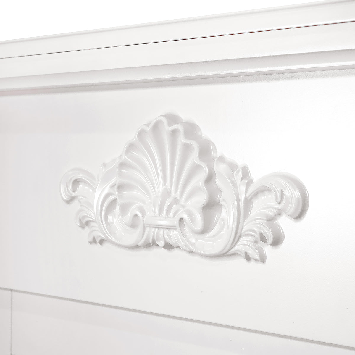 Camino Elettrico da Pavimento 100x100x32 cm Effetto Fiamma 1500W Sofia & Lorance Bianco