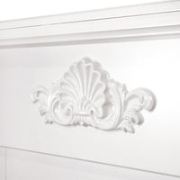 Camino Elettrico da Pavimento 100x100x32 cm Effetto Fiamma 1500W Sofia & Lorance Bianco