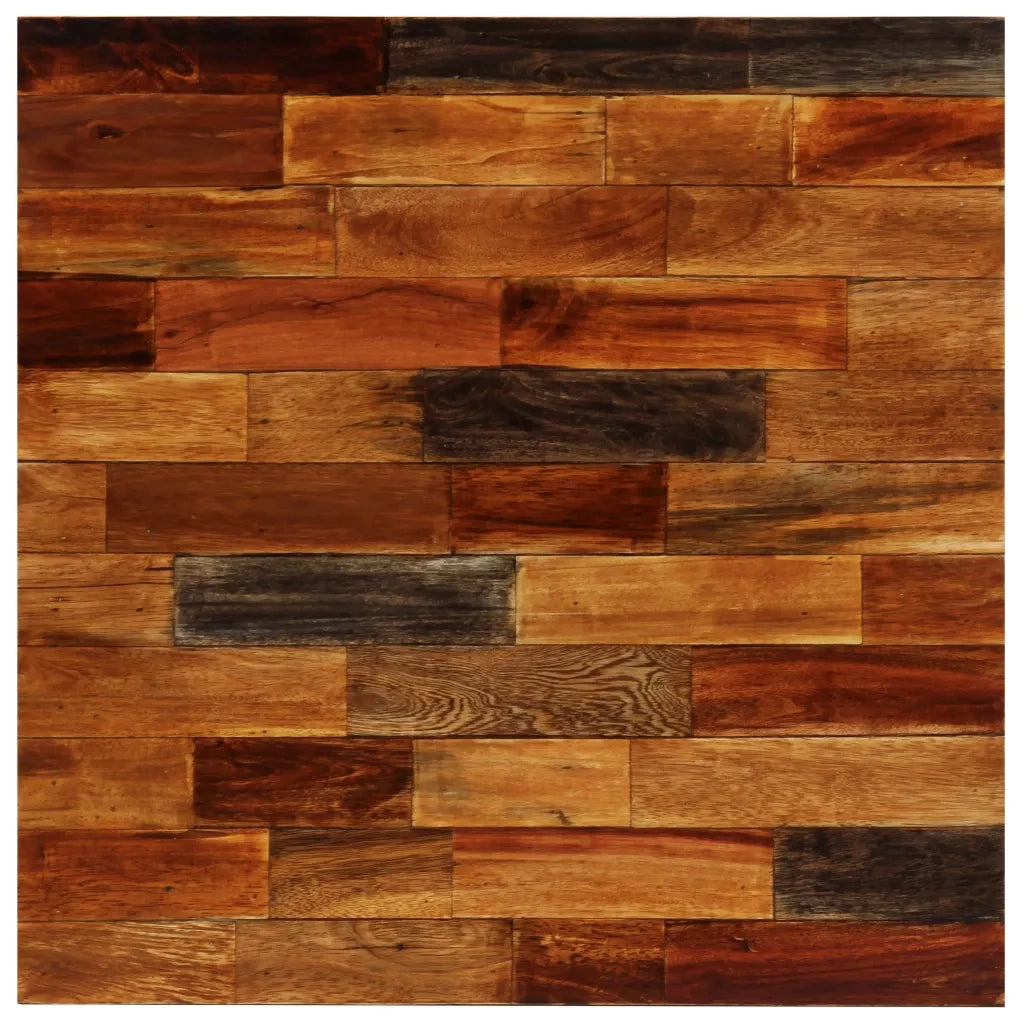 Tavolino da Bar in Legno Massello di Recupero 70x70x106cm cod mxl 18994
