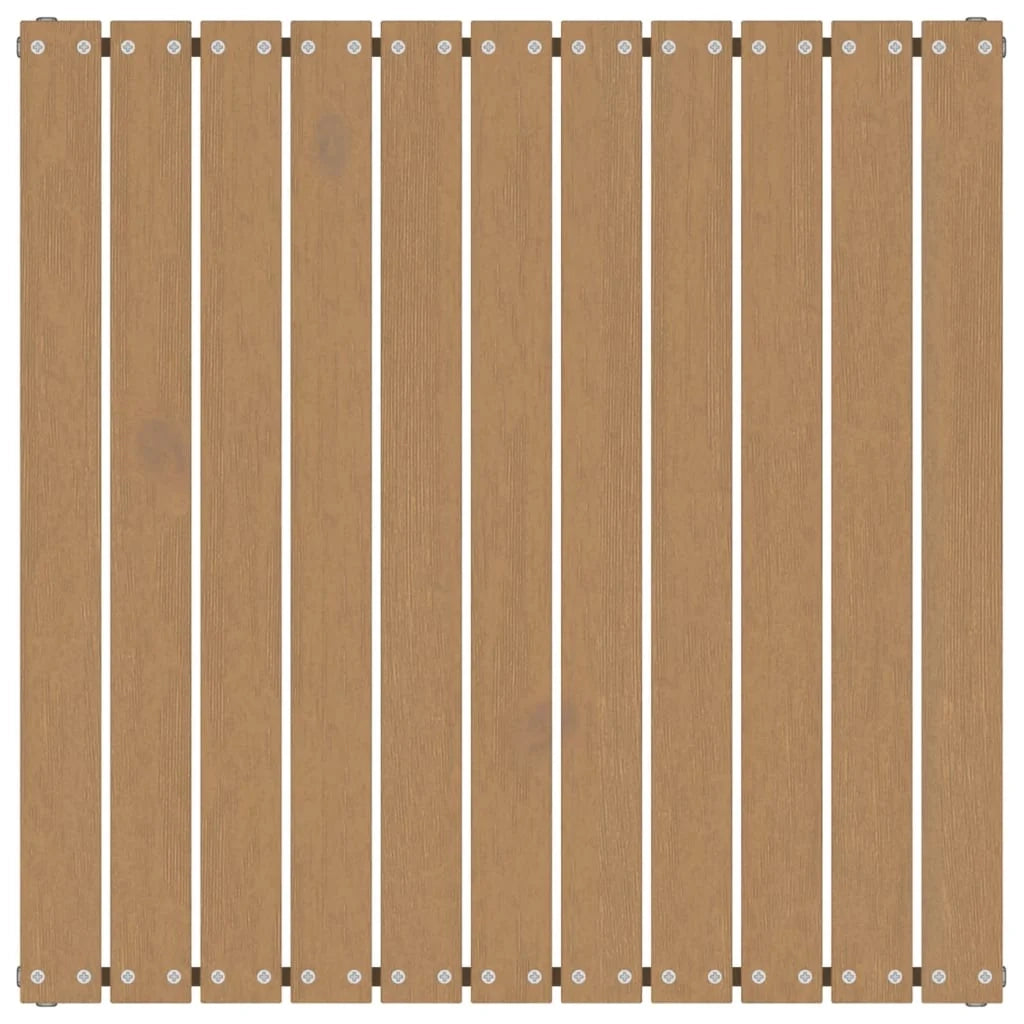 Poggiapiedi da giardino 70x70x30cm in legno massello di pino color miele 02_0014946