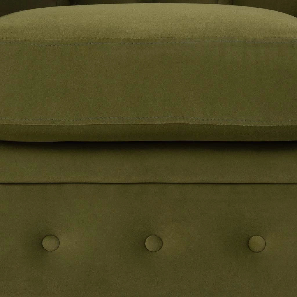 Poltrona verde 110x81x77h cm