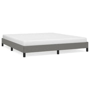 Letto matrimoniale | Letto per adulti | Giroletto senza Materasso Grigio Scuro 160x200 cm Tessuto