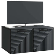 Mobile Porta TV da Muro Nero 59,5 x 41 x 30 cm 898676