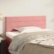 Testiera-Testata-Testiera Decorativa Rosa 80x5x78/88 cm in Velluto 475666