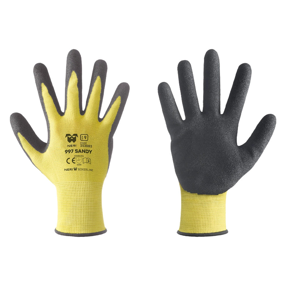 GUANTI FILO CONTINUO ART.997 SANDY Tg. 9- 12 coppia  - NERI