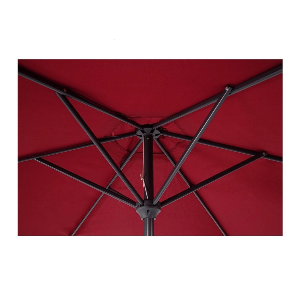 Bizzotto ombrellone Kalife 2,7 m con snodo burgundy
