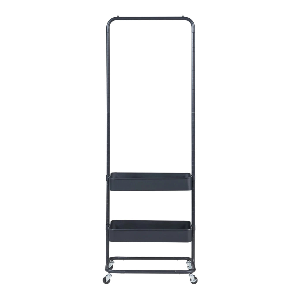 Appendiabiti appendiabiti appendiabiti armadio aperto 175 x 58 x 36 cm nero 03_0010290