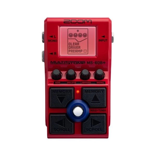 Multieffetto basso zoom multistomp ms 60b+ red - 4515260029297