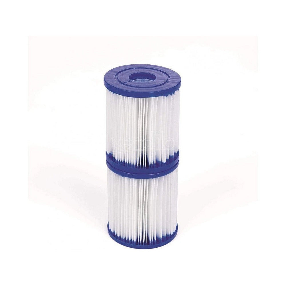 Trade Shop - Set 2 Pezzi Filtro A Cartuccia I Per Pompe Da 1.249 Lt/h Ricambio Piscina 58093 -