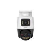 Imou IPC-PS70FP-10M0 PS70F Telecamera IP PoE Doppio Obiettivo 10MP Esterno Pan Tilt AI Sirena 110dB Visione Notturna 30m colore Bianco