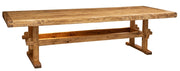 Biscottini TAVOLO COUNTRY IN LEGNO MASSELLO DI TIGLIO FINITURA NATURALE rettangolare