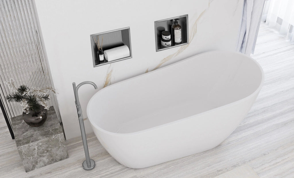 Mensola Bagno 30x30 Steel Brush