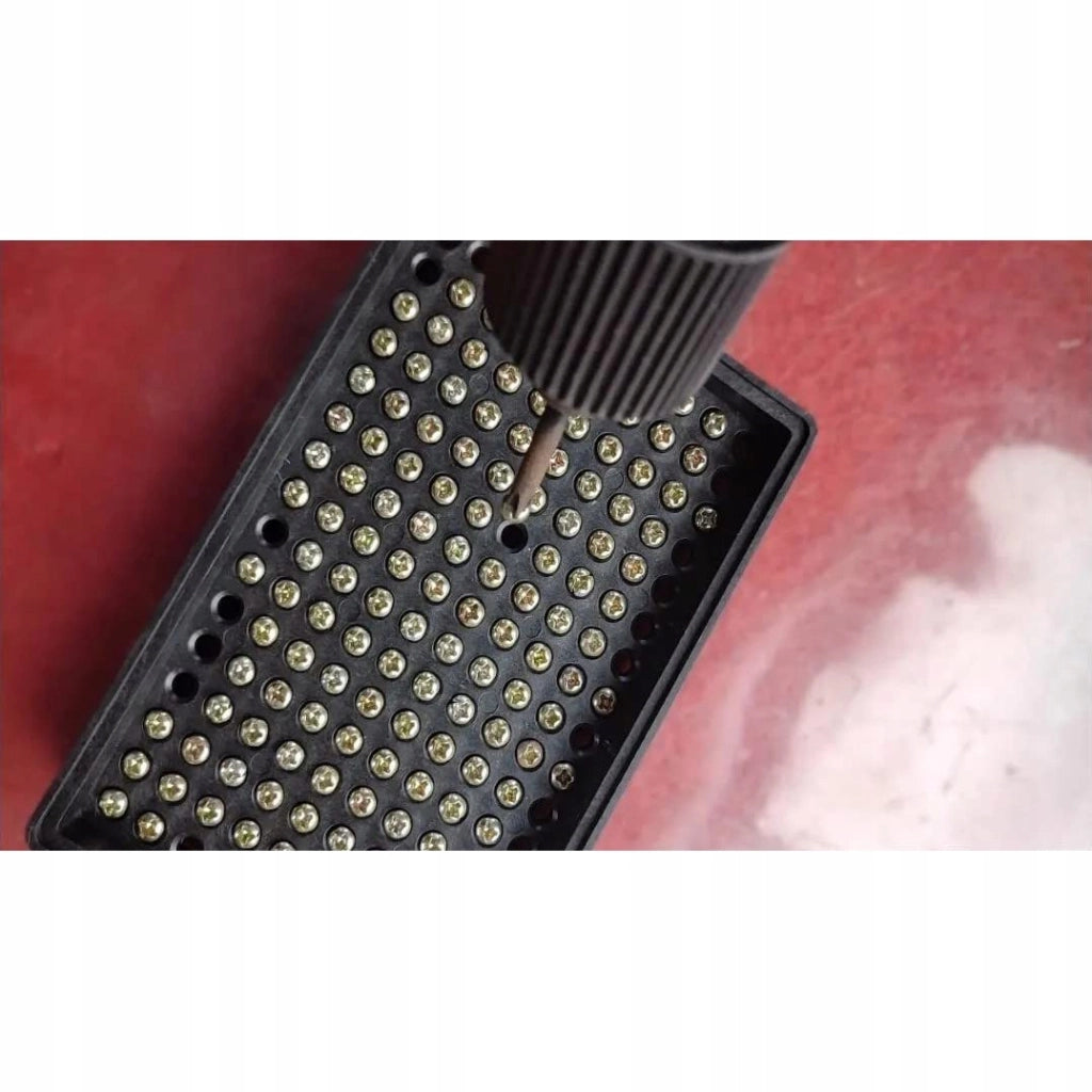 Vassoio Antistatico ESD per Viti 1-1,5mm – 459 Fori | Materiale PP Antistatico | Uso in Elettronica e Fai da Te