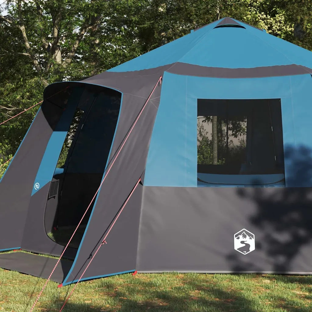 Tenda da campeggio per 12 persone con tetto Blu e Grigio 42004057