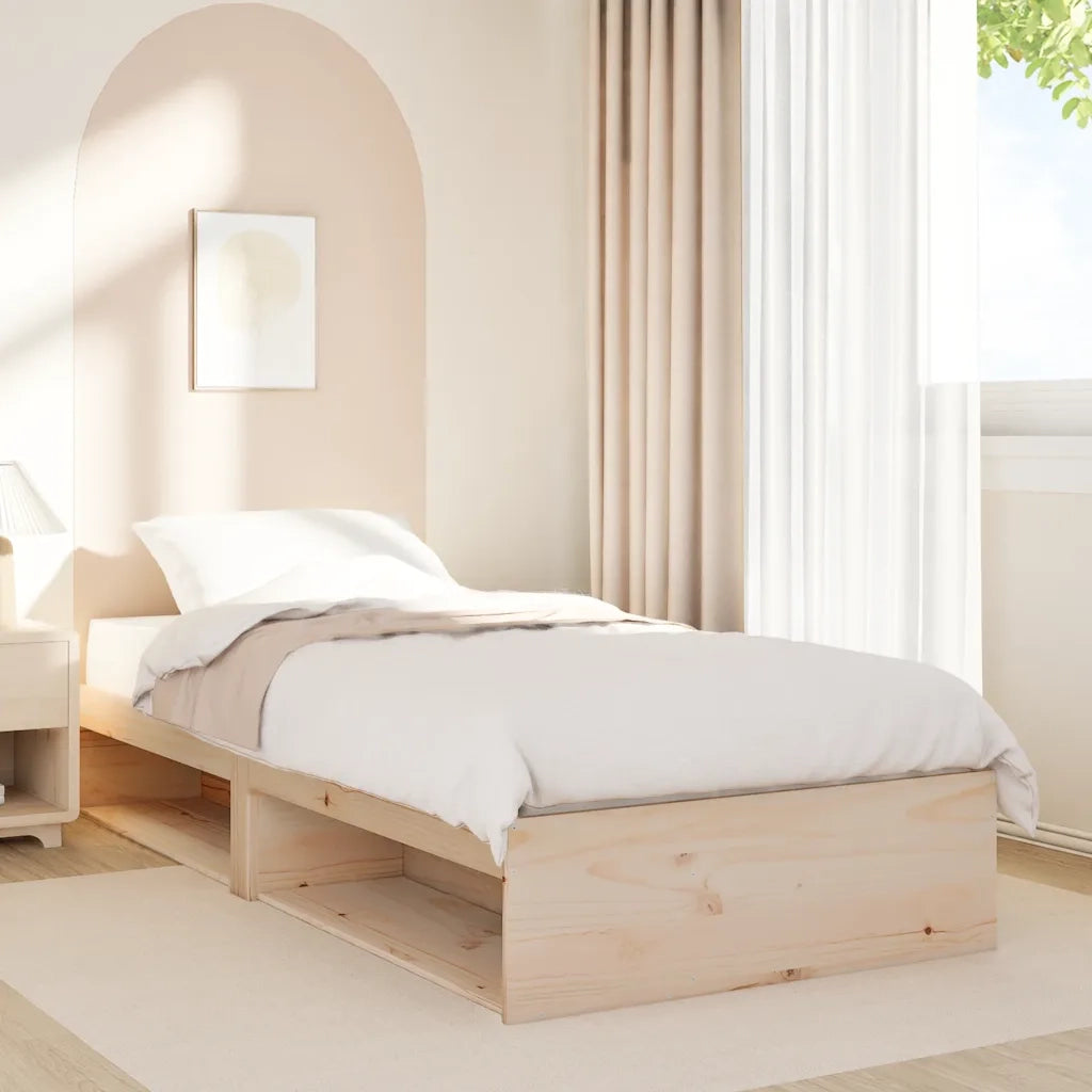 Dormeuse senza Materasso 90x200 cm in Legno Massello di Pino 859241
