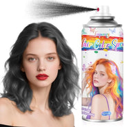 Spray per colore capelli temporaneo non adesivo - Nero - 120 ml - Per bambini/donne