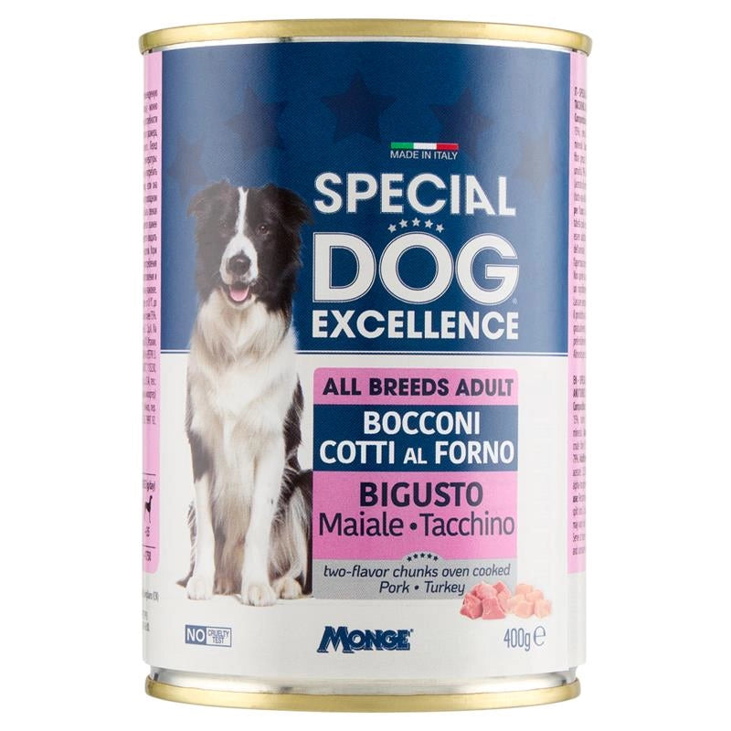 SPECIAL DOG EXCELLENCE BOCCONI COTTI AL FORNO BIGUSTO MAIALE/TACCHINO 400G
