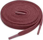 Viti in tessuto di cotone gewaxt per scarpe in pelle - Rosso Bordeaux - Set da 2 - 150 cm