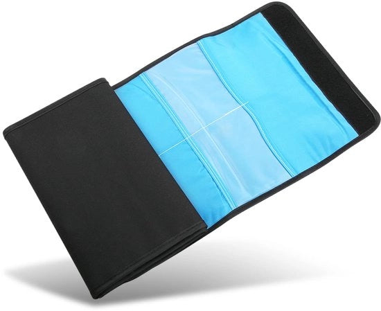 Borsa di Filtraggio Resistente allo Shock - Borsa di Stoccaggio Nylon per Filtri - 12 Slot - Adatto per Filtri da 82 mm - Leggero - Protezione contro la Polvere - Borsa per Filtri